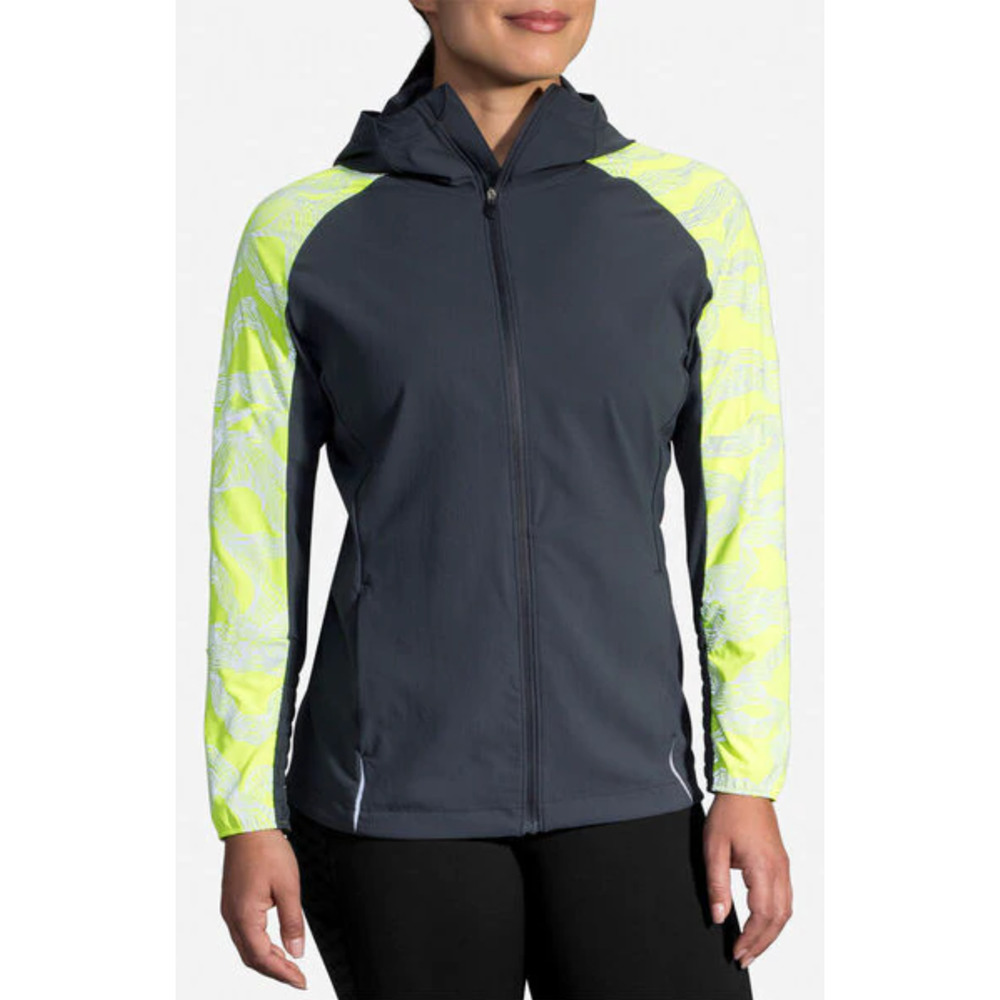 Women's Brooks Nightlife Running Jacket Full Zip